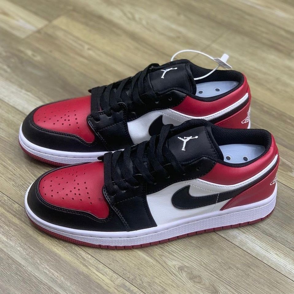 Tênis Air Jordan 1 Low 'Bred Toe'