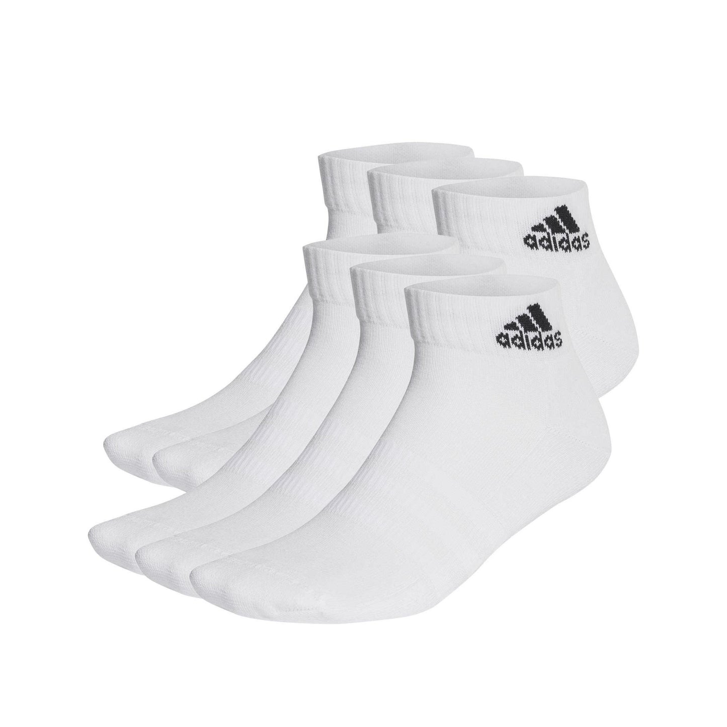 Kit Meias Unissex Adidas Cano Médio c/ 3 Pares