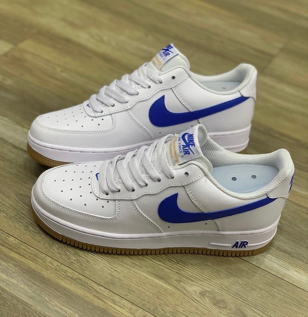 Tênis Air Force 1 Since '82 White Royal Blue