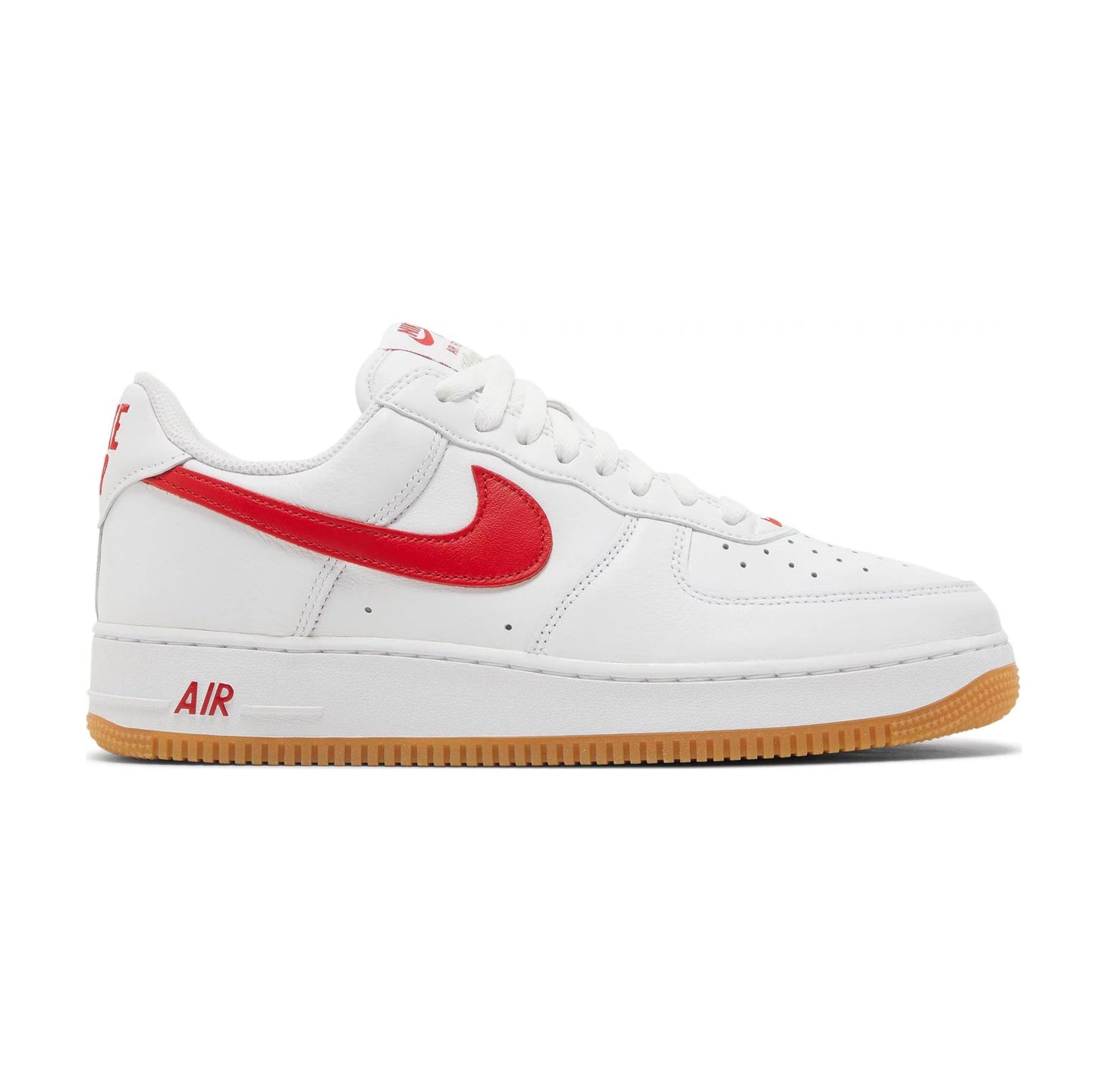 Tênis Air Force 1 White University Red