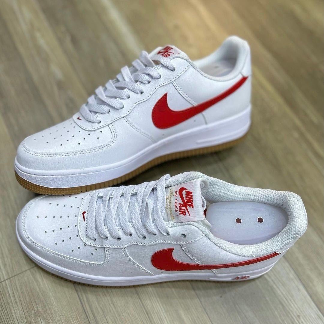 Tênis Air Force 1 Since '82 White University Red