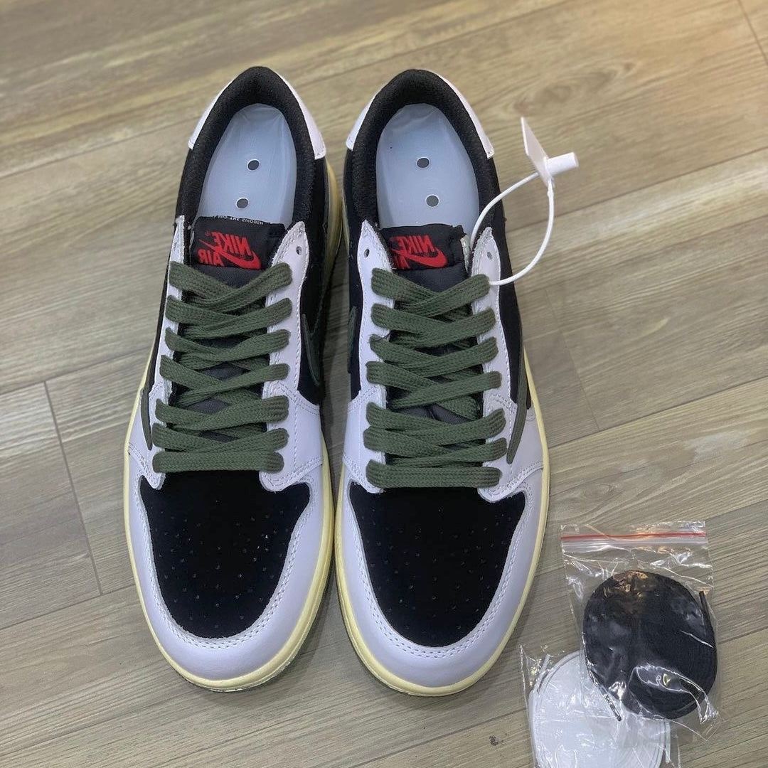 Tênis Air Jordan 1 Low Travis Scott 'Olive'