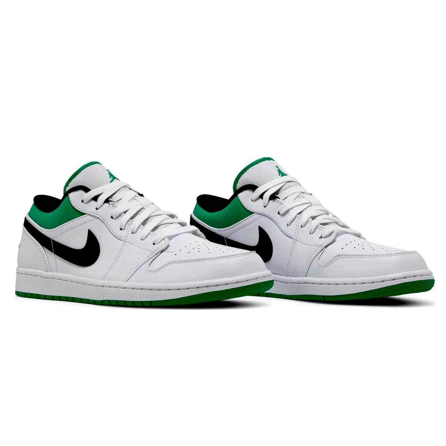 Tênis Air Jordan 1 Low 'White Lucky Green'