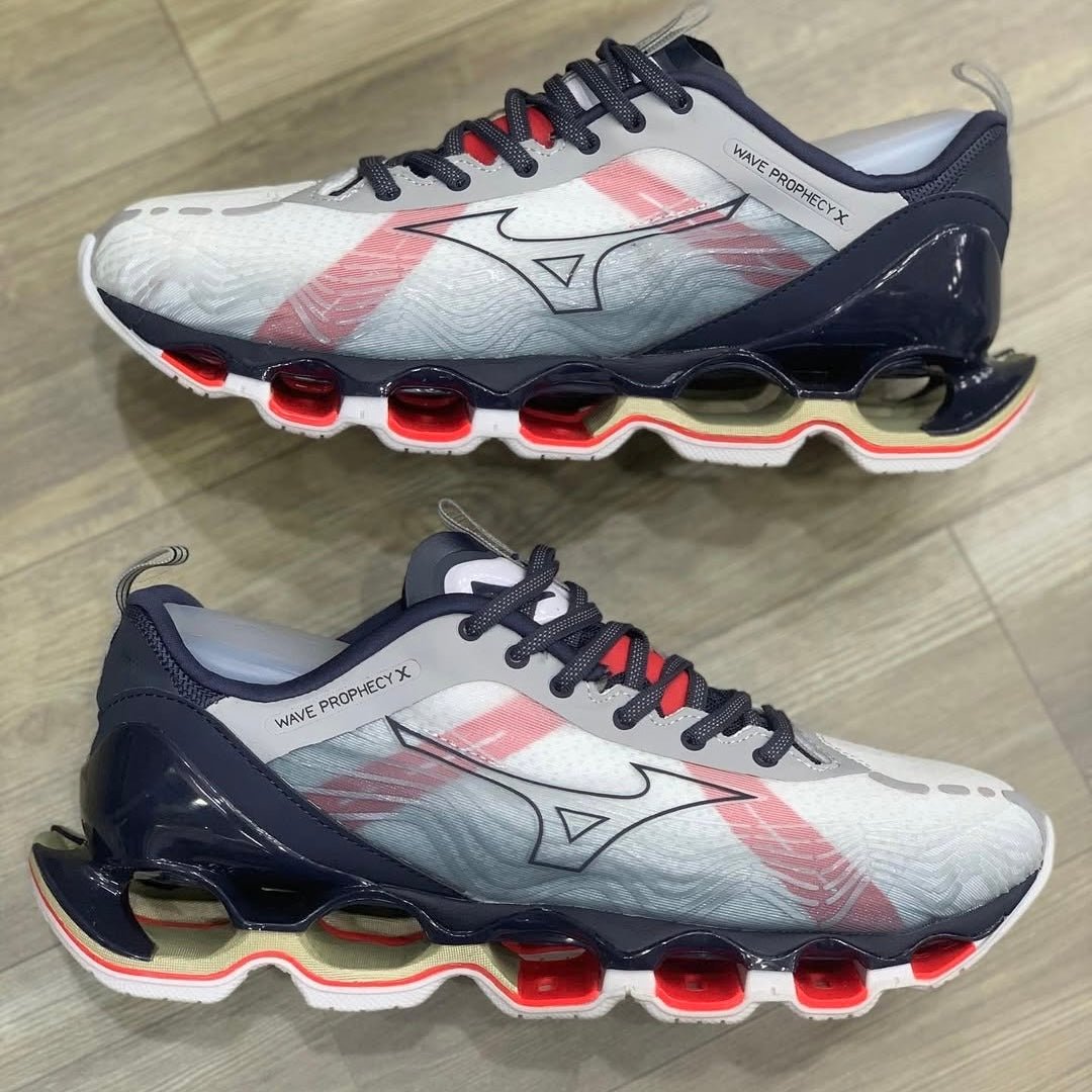 Tênis Mizuno Wave Prophecy X 'Grey/Red'