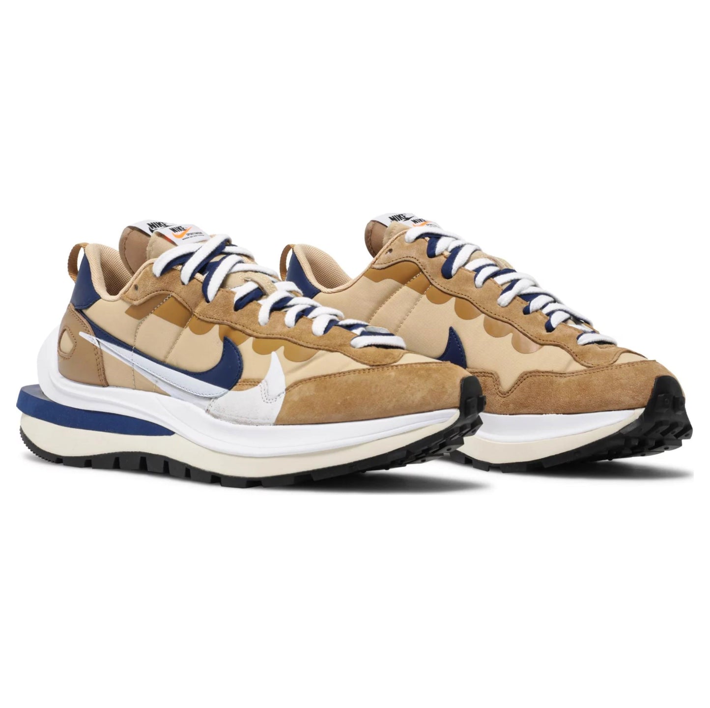 Tênis Sacai x VaporWaffle 'Sesame Blue Void'