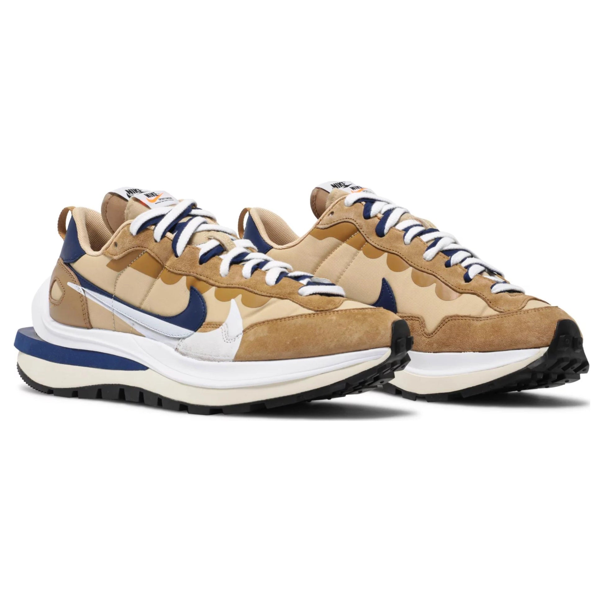 Tênis Sacai x VaporWaffle 'Sesame Blue Void'