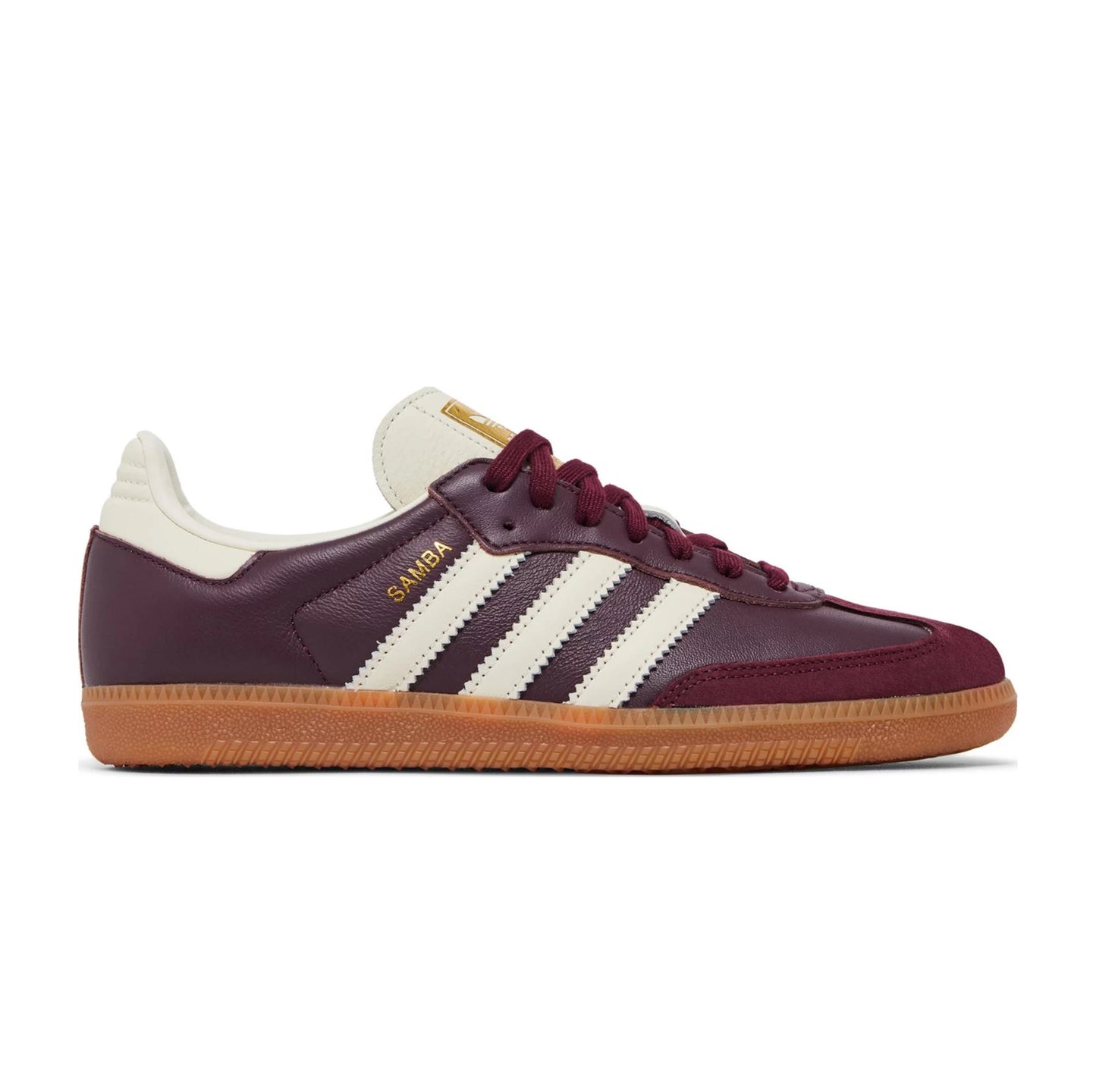 Tênis Adidas Samba OG 'Maroon Gold'
