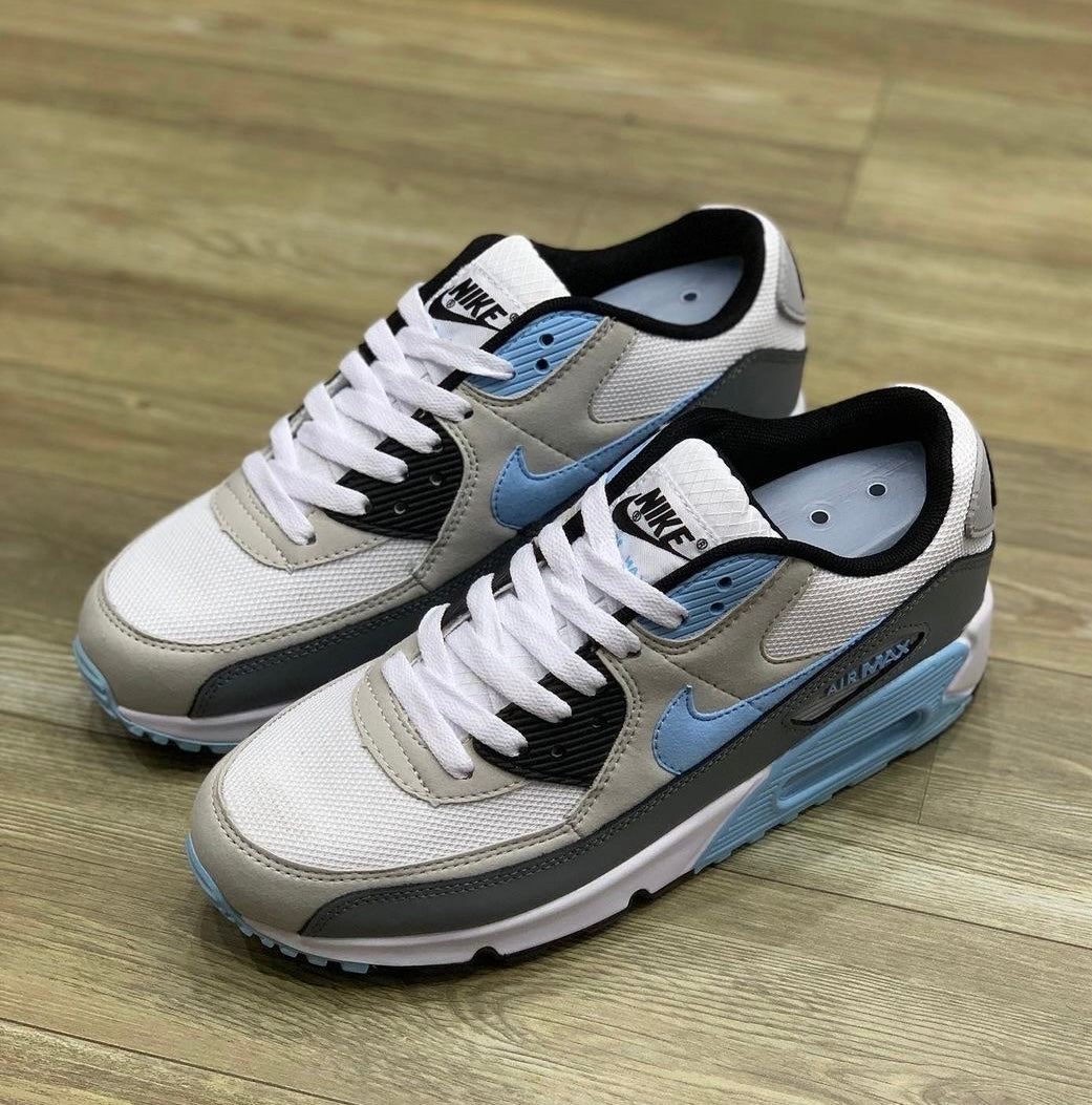 Tênis Air Max 90 'Pure Platinum Worn Blue'