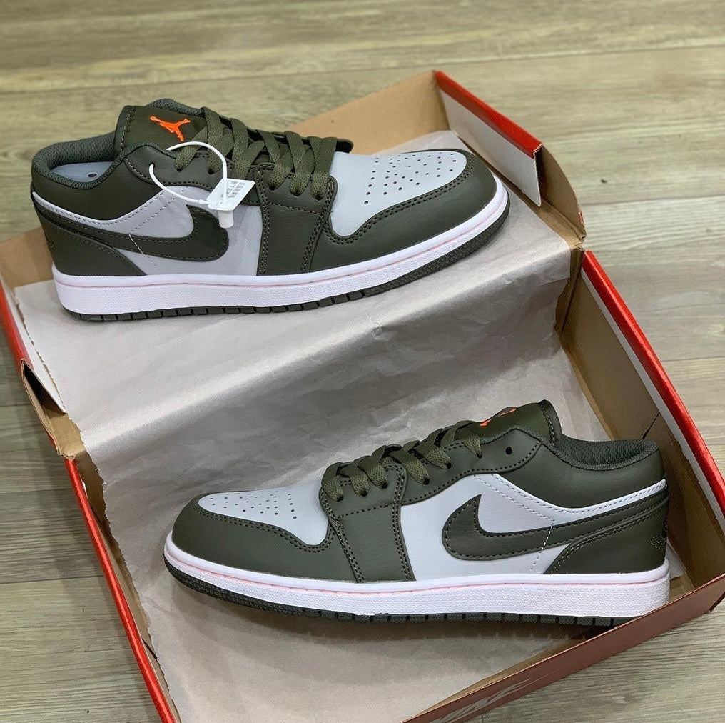 Tênis Air Jordan 1 Low 'Military Green'