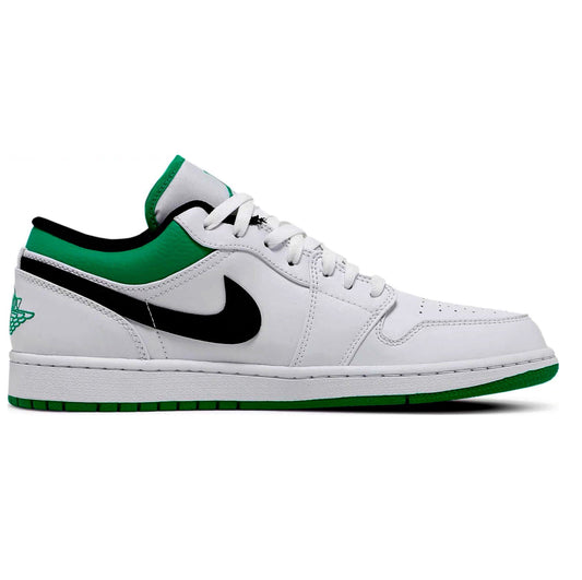 Tênis Nike Air Jordan 1 Low 'White Lucky Green'