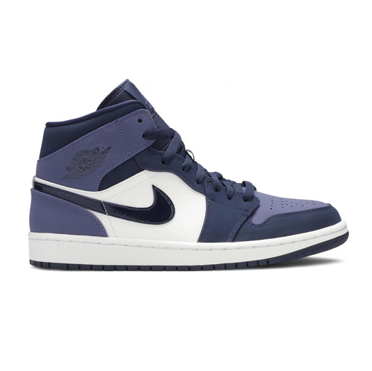 Tênis Nike Jordan 1 Mid 'Obsidian Sanded Purple'