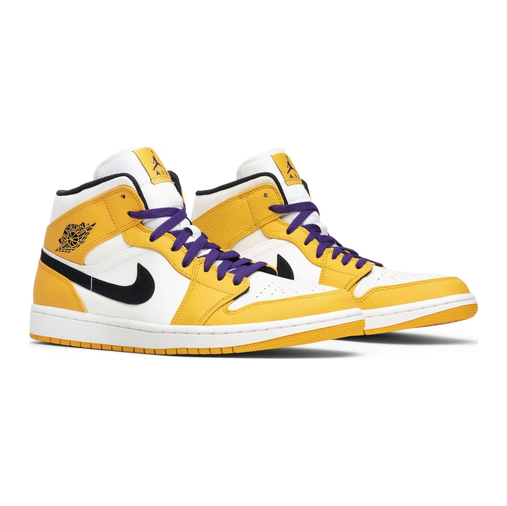 Nike Air Jordan 1 Mid 'Lakers' Masculino