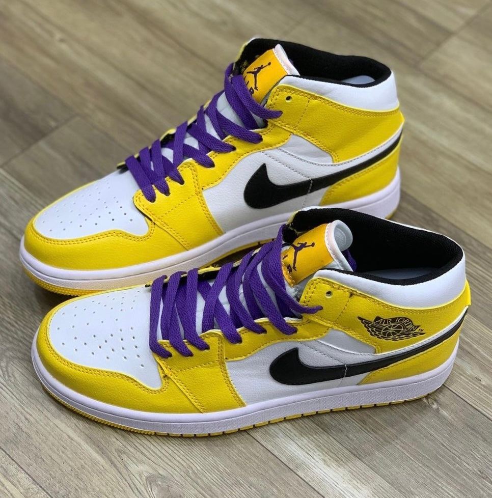 Tênis Jordan 1 Mid SE 'Lakers'