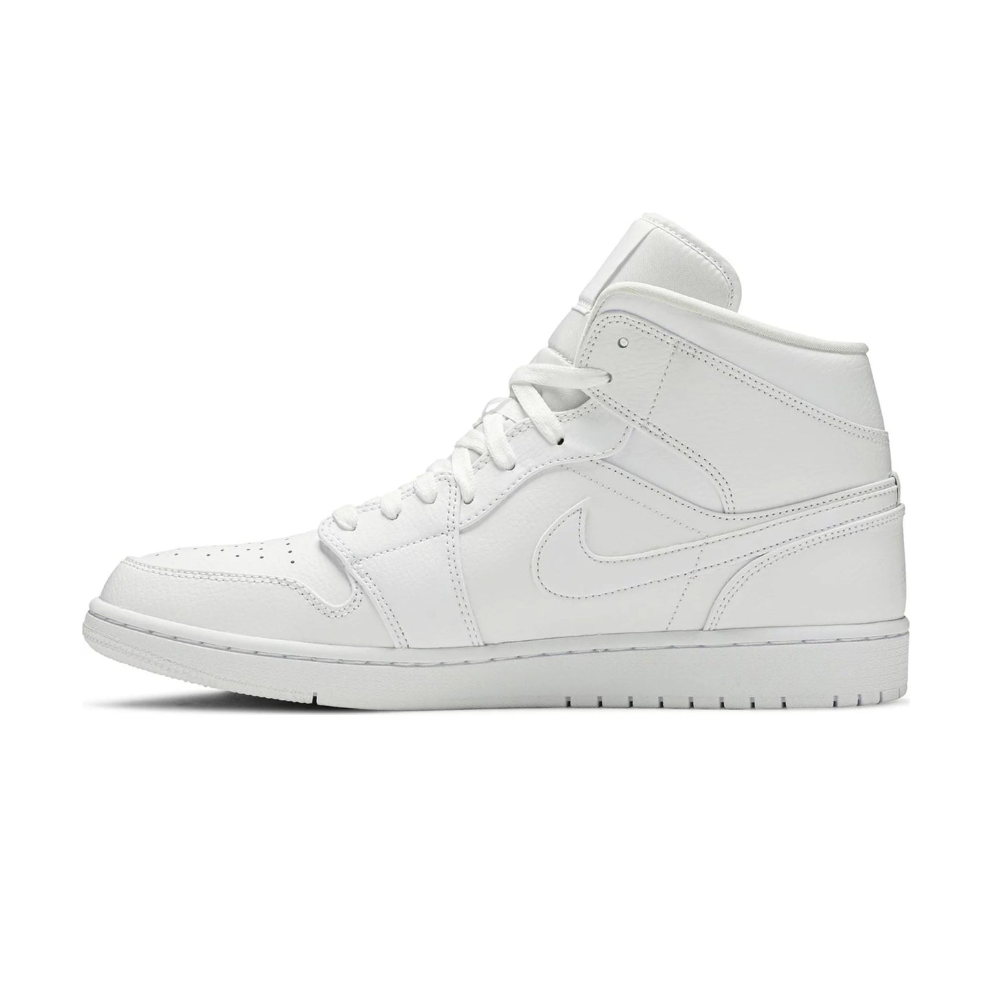 Tênis Nike Air Jordan 1 Mid Triple White