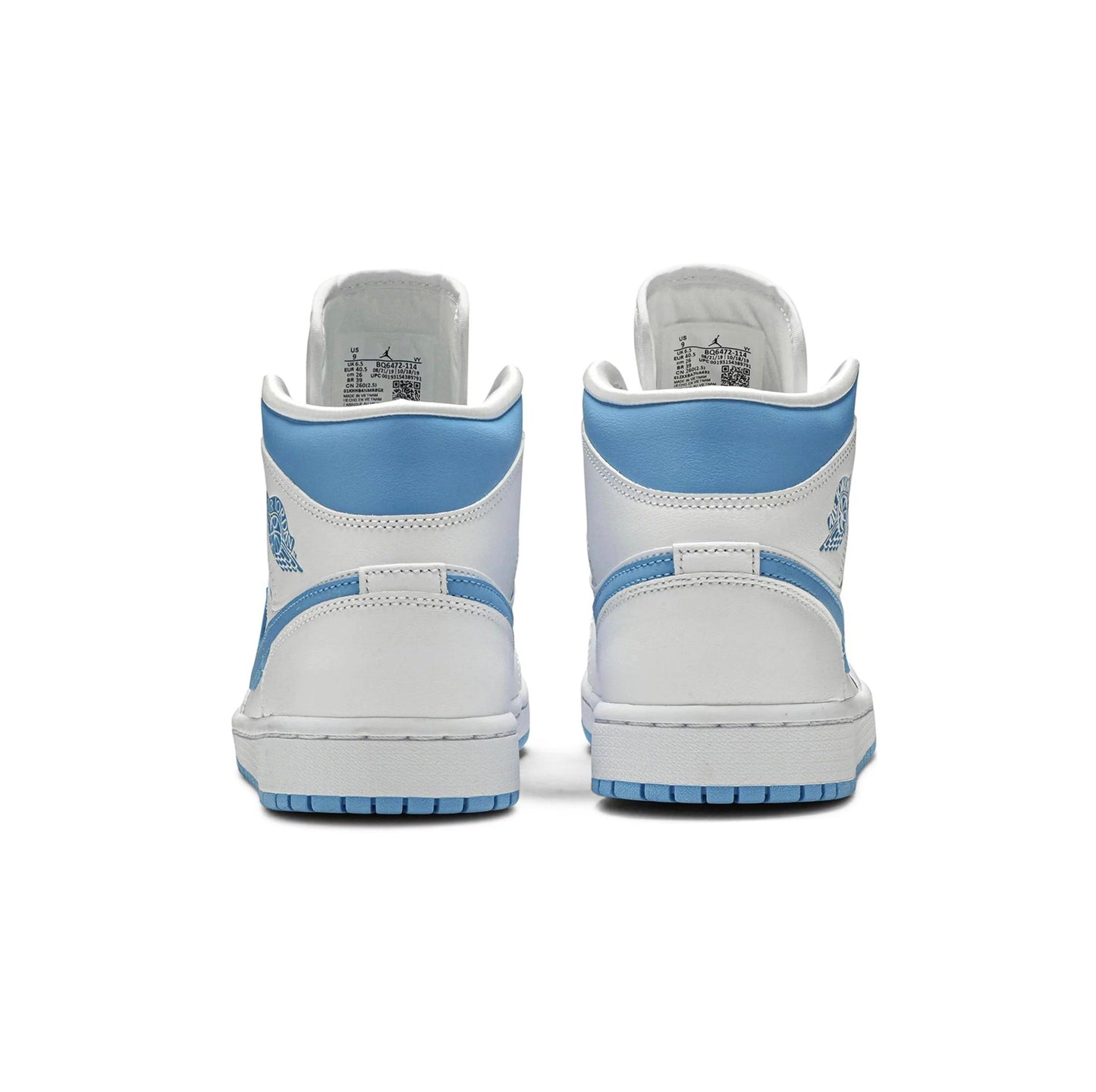 Tênis Jordan 1 Mid 'UNC'