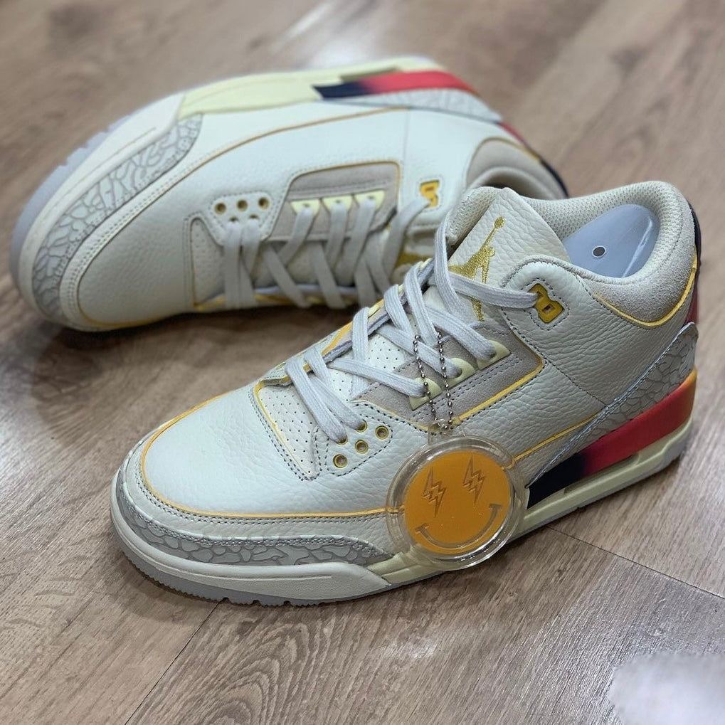 Tênis Air Jordan 3 Retrô 'J Balvin Medellín Sunset'