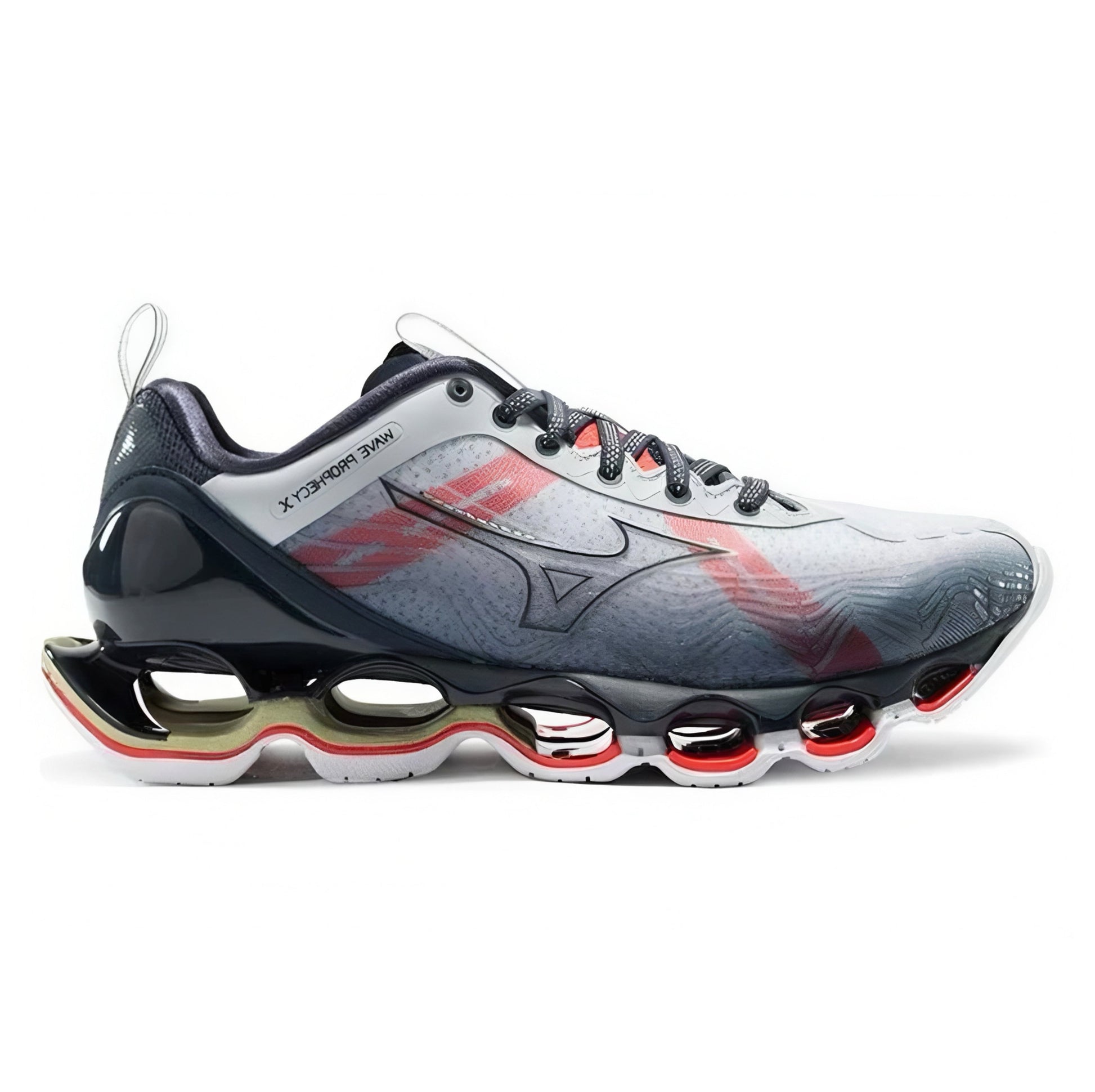 Tênis Mizuno Wave Prophecy X 'Grey/Red'