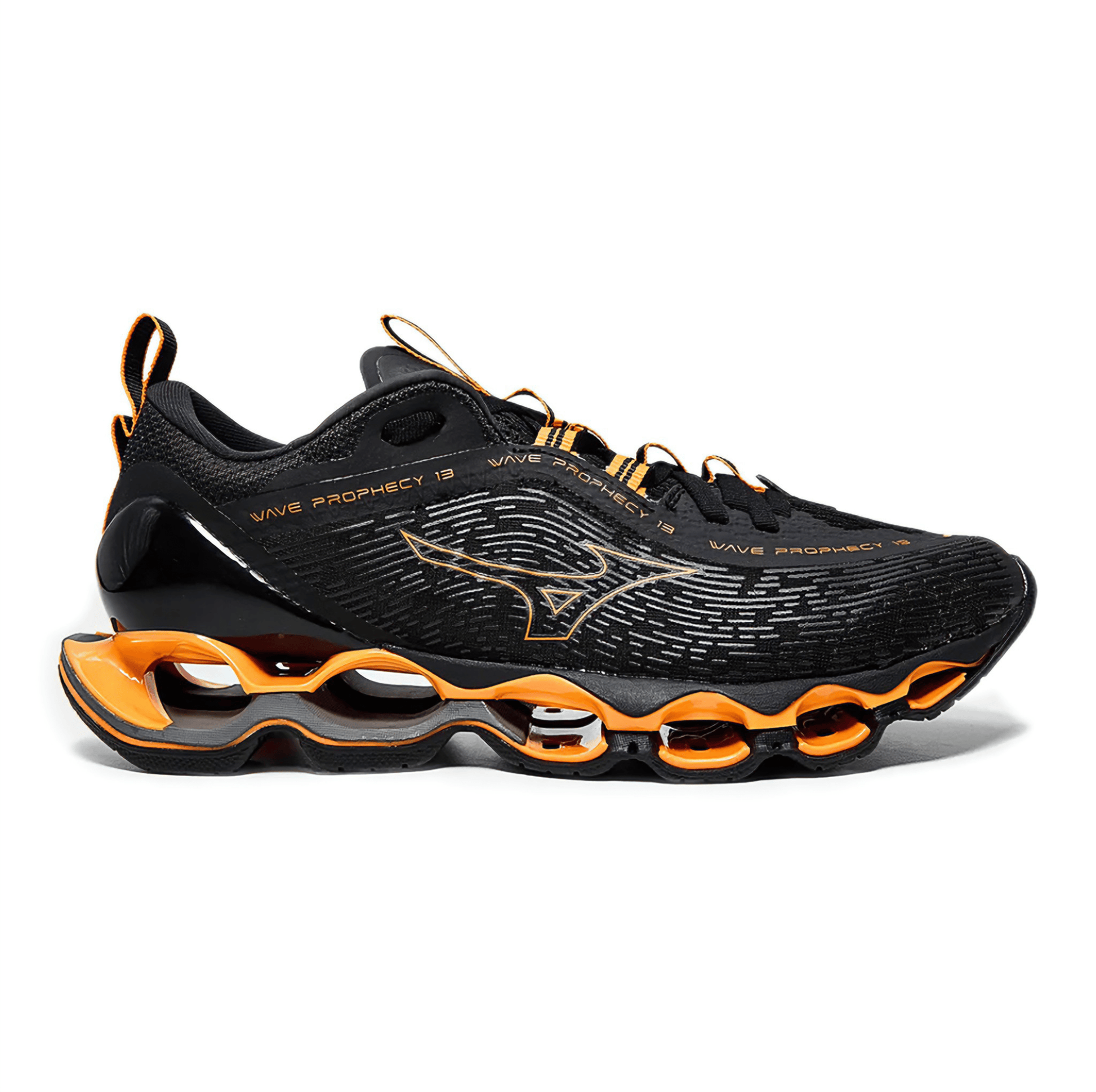 Tênis Mizuno Wave Prophecy XIII 'Black/Orange'