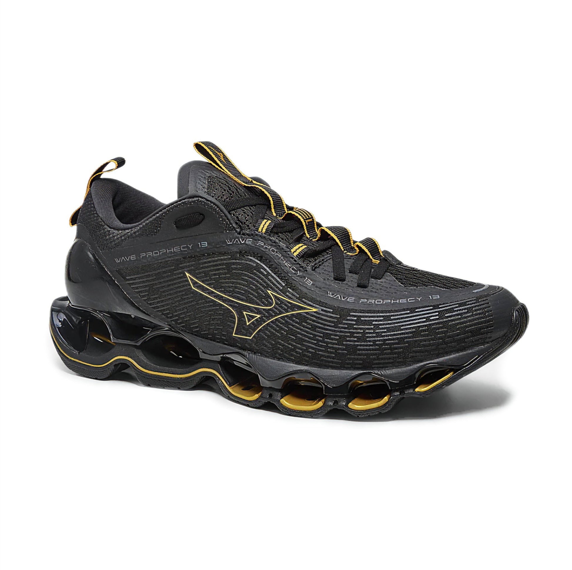 Tênis Mizuno Wave Prophecy XIII 'Black/Yellow'
